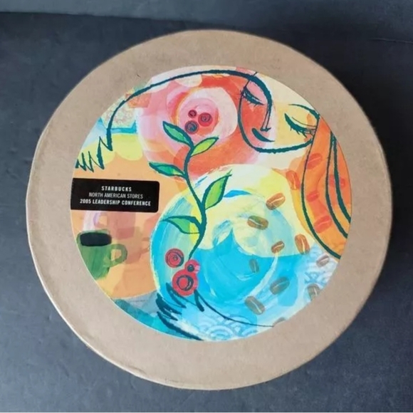 Starbucks Coffee Company 2005 Employee Leadership Conference Set of 6  6" Plates - Picture 1 of 5